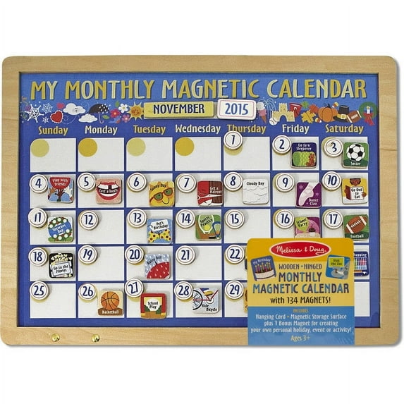 Melissa & Doug My Monthly Magnetic Calendar