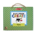 thumbnail image 1 of Melissa & Doug Natural Play: Play, Draw, Create Reusable Drawing & Magnet Kit – Farm (38 Magnets, 5 Dry-Erase Markers) - FSC Certified, 1 of 9