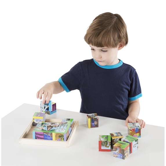 Puzzle-New Testament Cube Puzzle (16 Pieces) (Ages 3+)