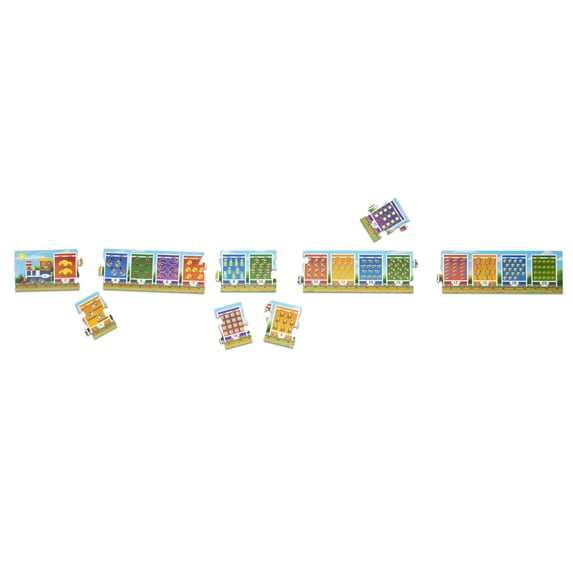 Melissa & Doug Number Train Jumbo Floor Puzzle (Easy-Clean Surface, Promotes Hand-Eye Coordination, 20 Pieces, 96” L x 7” W)
