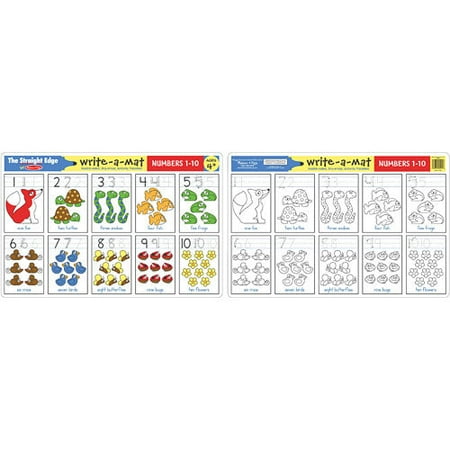 Melissa & Doug Numbers 1-10 Write-A-Mat