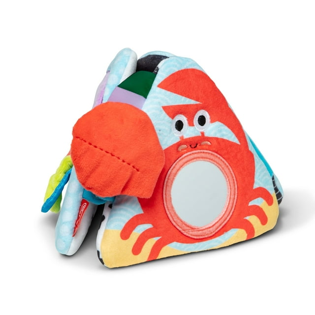 Melissa & Doug Ocean Tummy Time Triangle Infant Baby Toy - Walmart ...