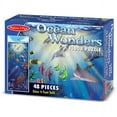 thumbnail image 1 of Melissa & Doug Ocean Wonders Jumbo Jigsaw Floor Puzzle (48 pcs, over 4 feet long), 1 of 1