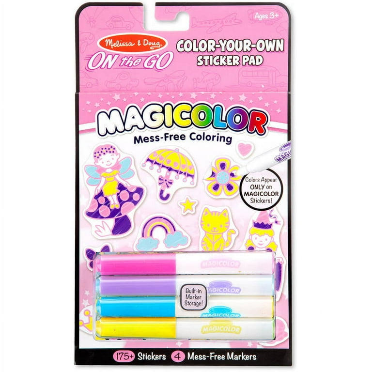 Color Your Own Fairy Stickers