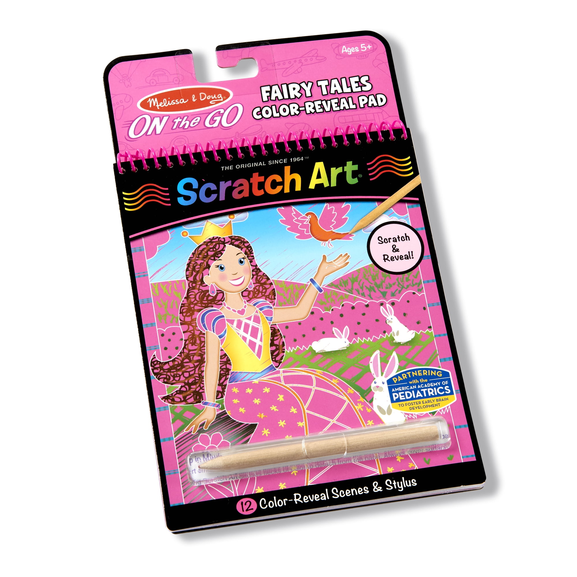 Melissa & Doug Scratch Art Bookmark Party Pack Activity Kit - 12