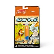Melissa & Doug On the Go Water Wow! Reusable Water-Reveal Activity Pad - Safari - FSC Certified