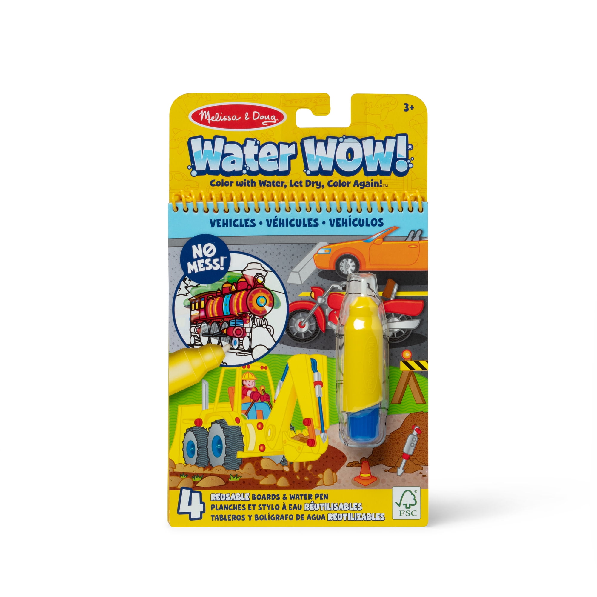 Water Wow! Reusable Water-Reveal Activity Pad