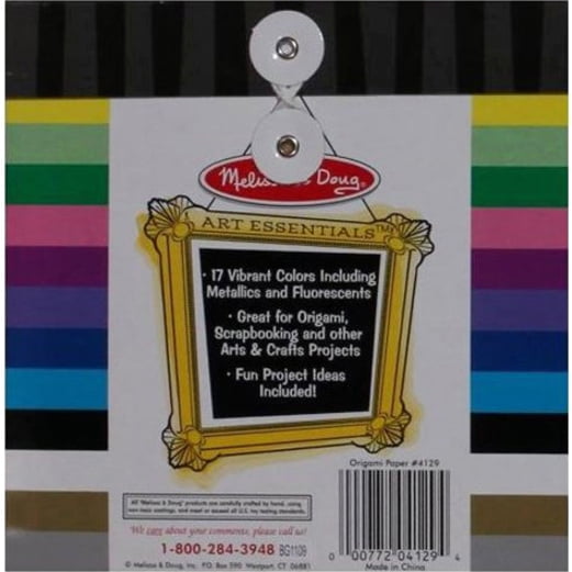 Melissa & Doug Origami Paper (6 inches x 6 inches) With 51 Sheets