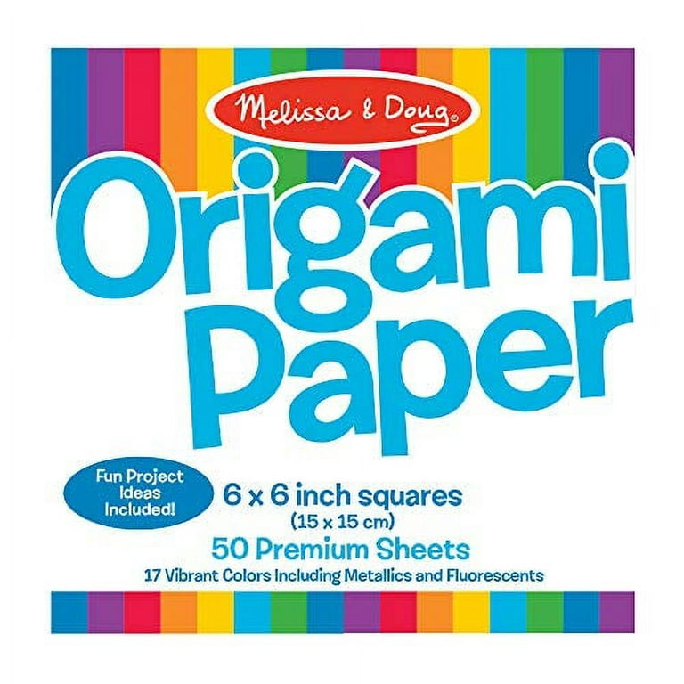 Melissa & Doug Origami Paper (6 inches x 6 inches) With 51 Sheets