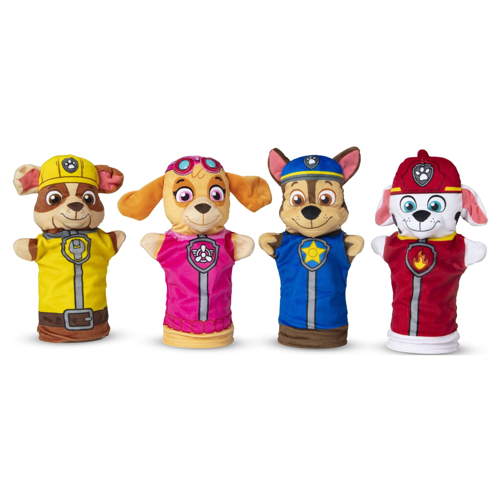 Melissa & Doug Rescue Puppet Set - Police Officer and Firefighter - Soft,  Plush Puppets For Kids Ages 3+