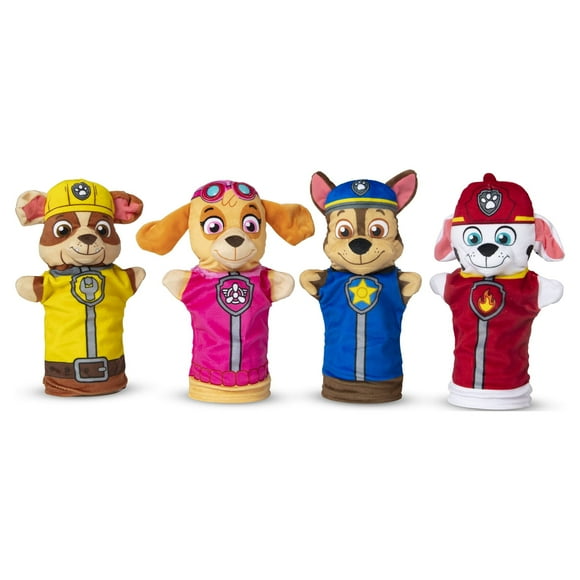 Melissa & Doug PAW Patrol Hand Puppets (4 Puppets, 4 Cards)
