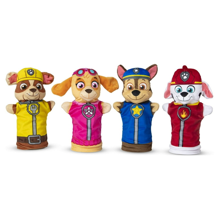 Melissa Doug PAW Patrol Hand Puppets 4 Puppets 4 Cards