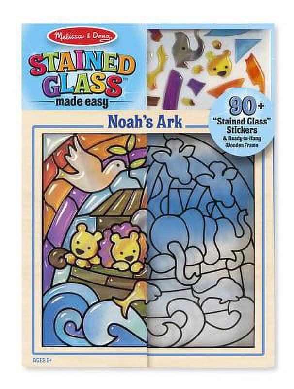 Melissa & Doug Stained Glass Made Easy Craft Kit - Unicorn - Kids Sticker  Stained Glass Craft Kit; Unicorn Crafts For Kids Ages 5+