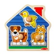 thumbnail image 1 of Melissa & Doug Pets Jumbo Knob Wooden Puzzle, 1 of 11