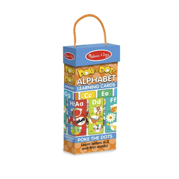 Melissa & Doug Poke-a-Dot Alphabet Learning Cards