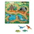 thumbnail image 1 of Melissa & Doug Prehistoric Playground Dinosaur Activity Rug (39 x 36 inches) - 4 Toy Animals, 1 of 10