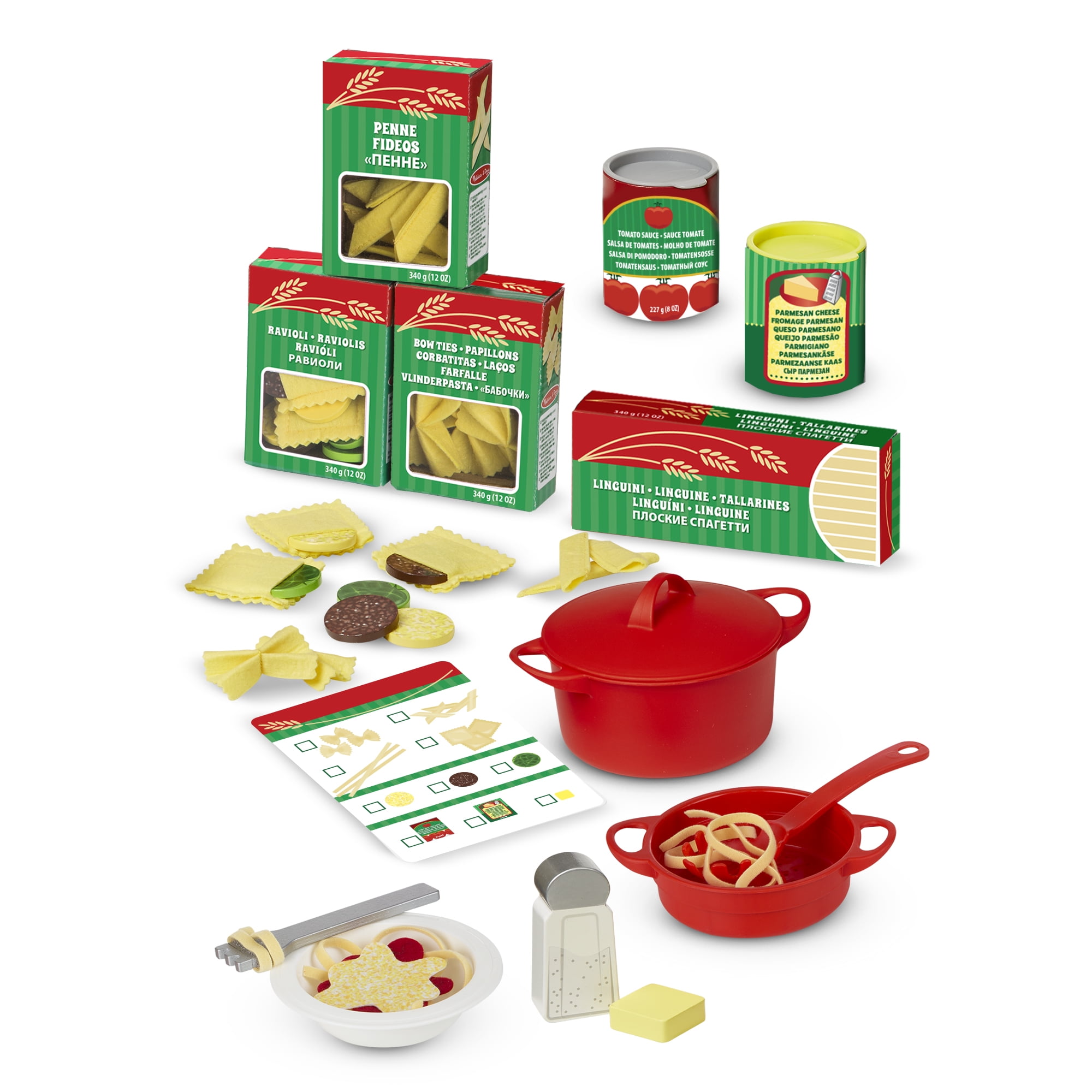 Melissa \u0026 Doug Prepare \u0026 Serve Pasta Play Food Set