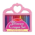 thumbnail image 1 of Melissa & Doug Princess Crayon Set - 12 Colors, 1 of 10