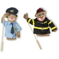 thumbnail image 1 of Melissa & Doug Puppet Bundle - Police Officer and Firefighter, 1 of 7
