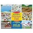 thumbnail image 1 of Melissa & Doug Reusable Sticker Pad: Vehicles - 165+ Reusable Stickers, 1 of 2