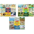 Melissa & Doug Reusable Sticker Pads Set Habitats, Vehicles, and