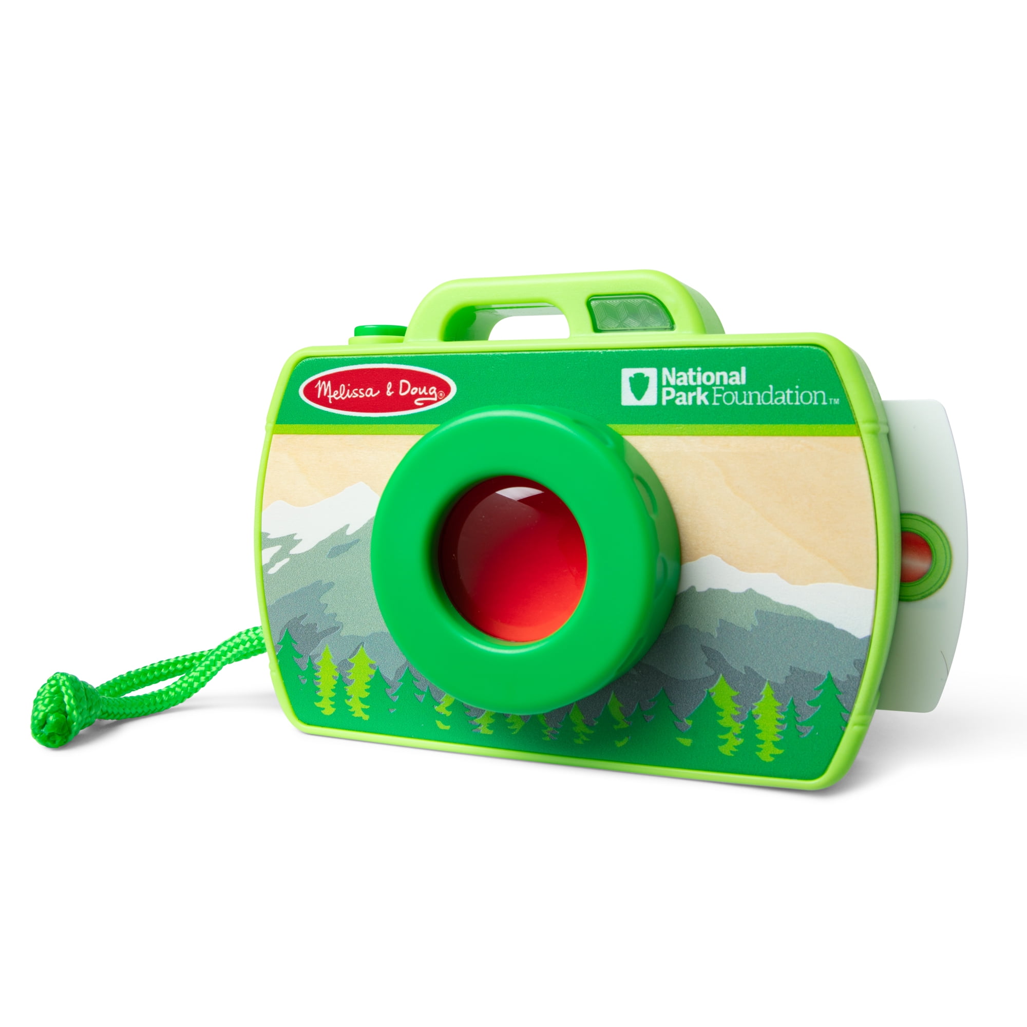 Melissa & Doug Rocky Mountain Sights & Sounds Wooden Toy Camera