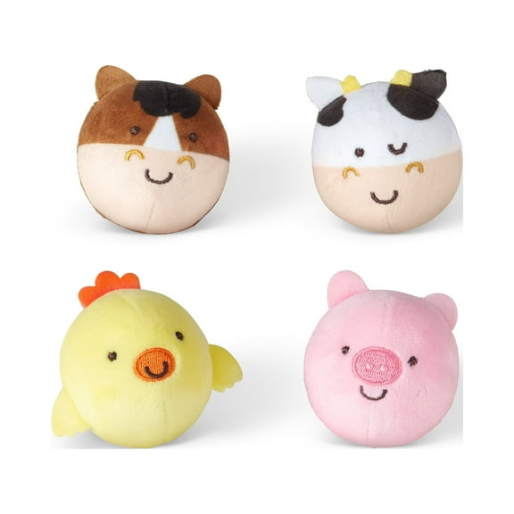 Melissa & Doug Rollables Farm Friends Infant and Toddler Toy (4 Pieces)