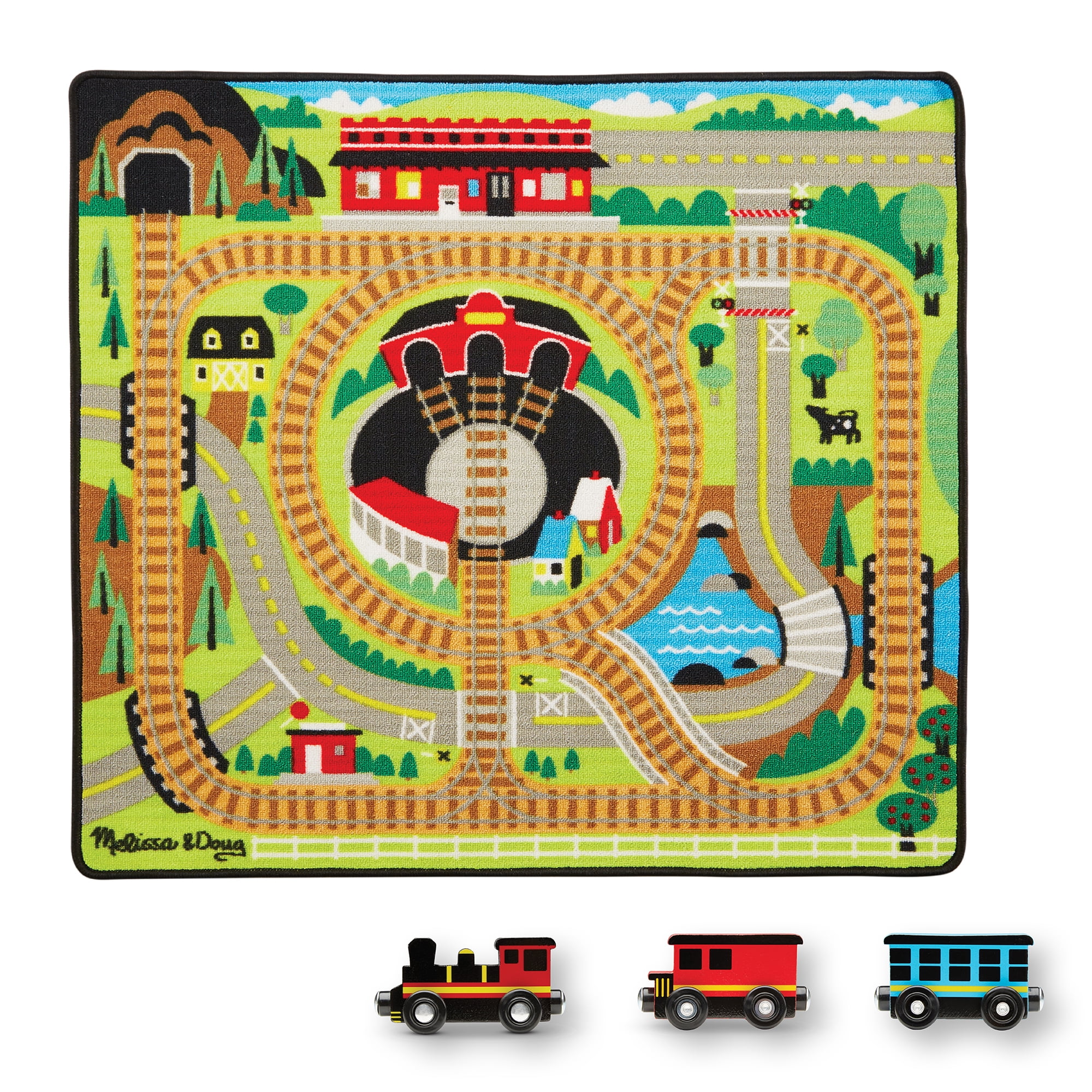 Melissa and cheap doug train cars