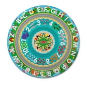 Melissa & Doug Round the Shore Tracks Cardboard Jigsaw Floor Puzzle and Wind-Up Vehicles   48 Pieces, for Boys and Girls 4+ FSC Certified