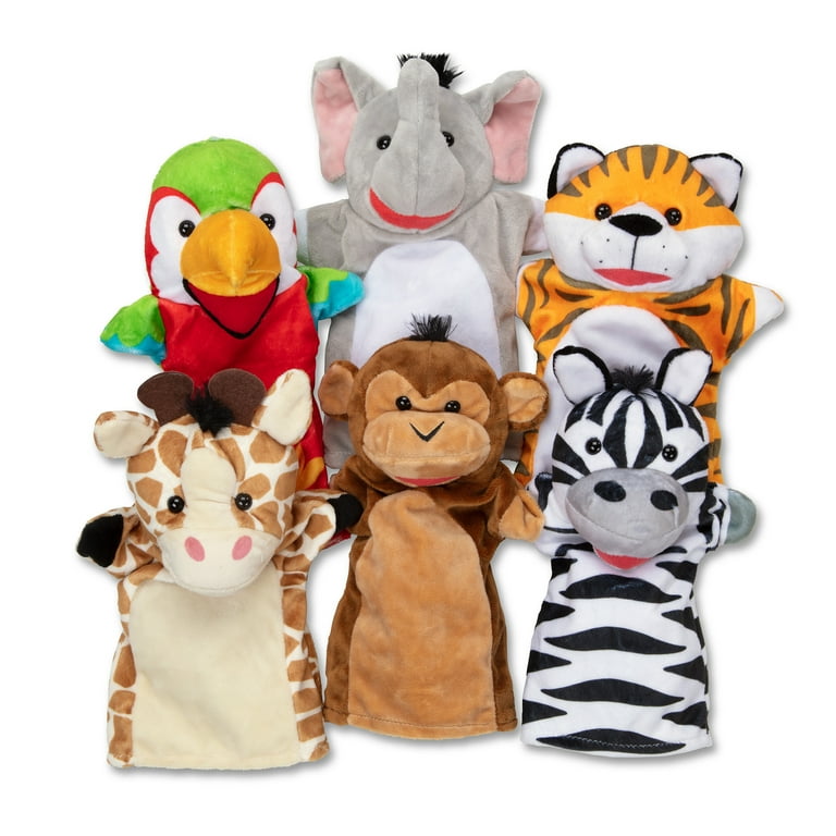 Melissa &amp; Doug サファリ 握るおもちゃ First Play Wooden Safari Zig-Zag Tower With 4 Rolling Pieces