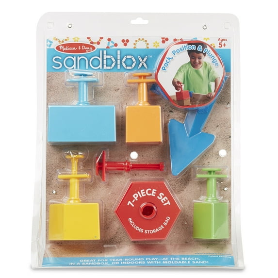 Melissa & Doug Sandblox Sand Shape-and-Mold Tool Set