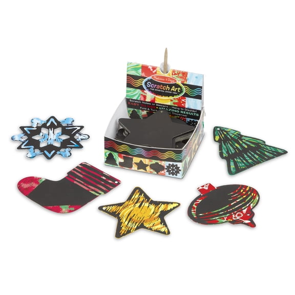 Melissa & Doug Scratch Art Holiday Mini Notes