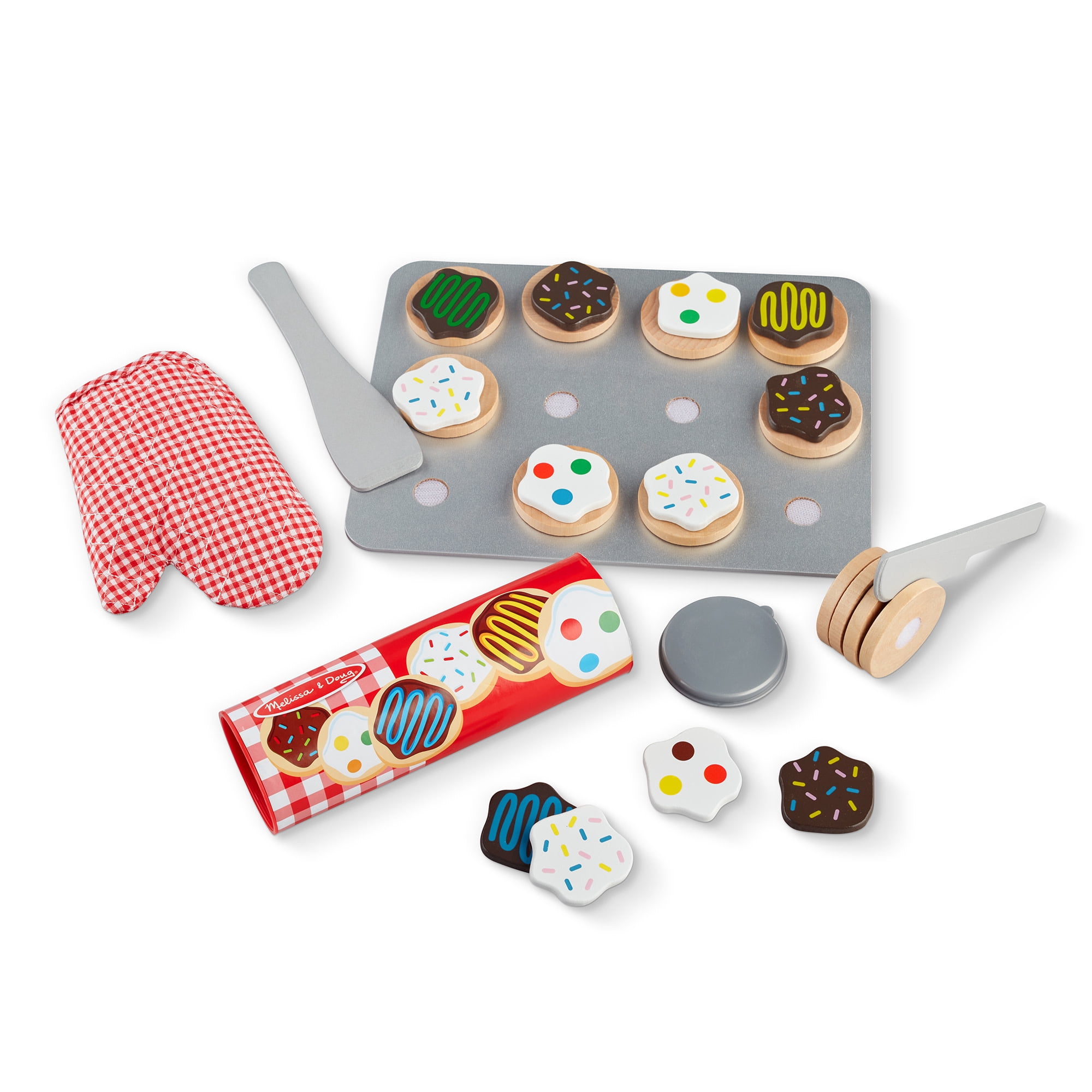 Free Shipping! Melissa & Doug Wooden Cookie Set with Sliceable