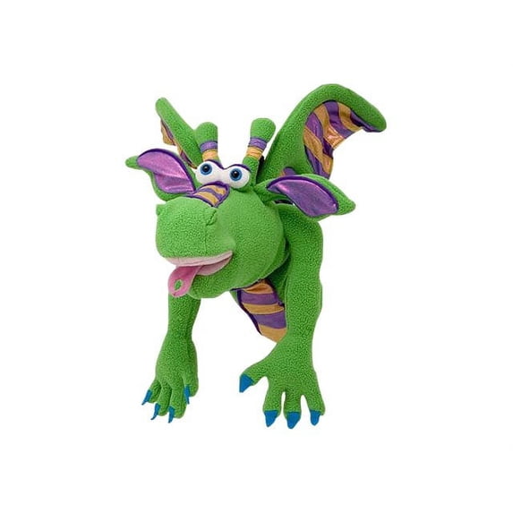 Melissa & Doug Smoulder the Dragon Puppet With Detachable Wooden Rod for Animated Gestures