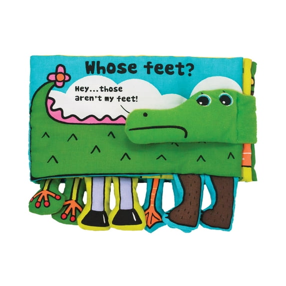 Melissa & Doug Soft Activity Baby Book - Whose Feet?