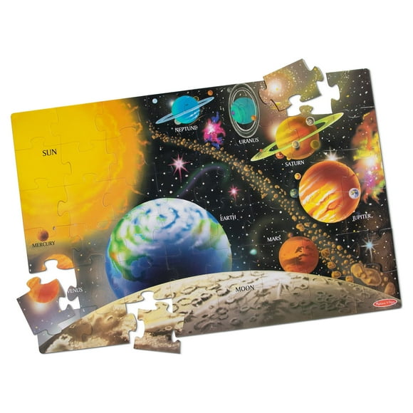 Melissa & Doug Solar System Floor Puzzle (48 pcs, 2 x 3 Feet) - FSC Certified