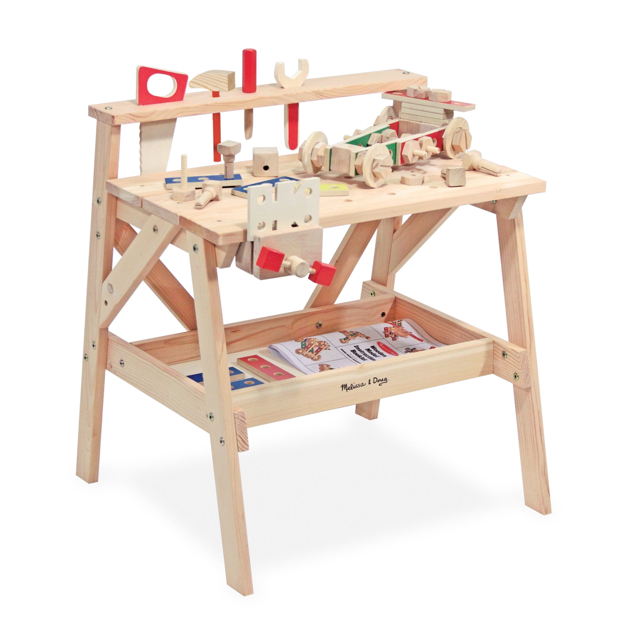 Melissa & doug solid wood cheap project workbench play building set