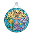 thumbnail image 1 of Melissa & Doug Stained Glass Made Easy Activity Kit: Mermaids - 140+ Stickers, 1 of 10