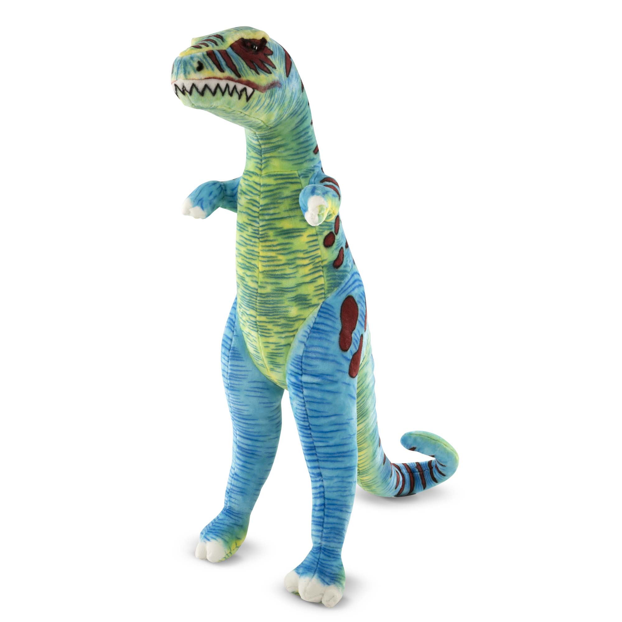 Melissa Doug Standing T Rex Giant Lifelike Plush Stuffed Animal Walmart
