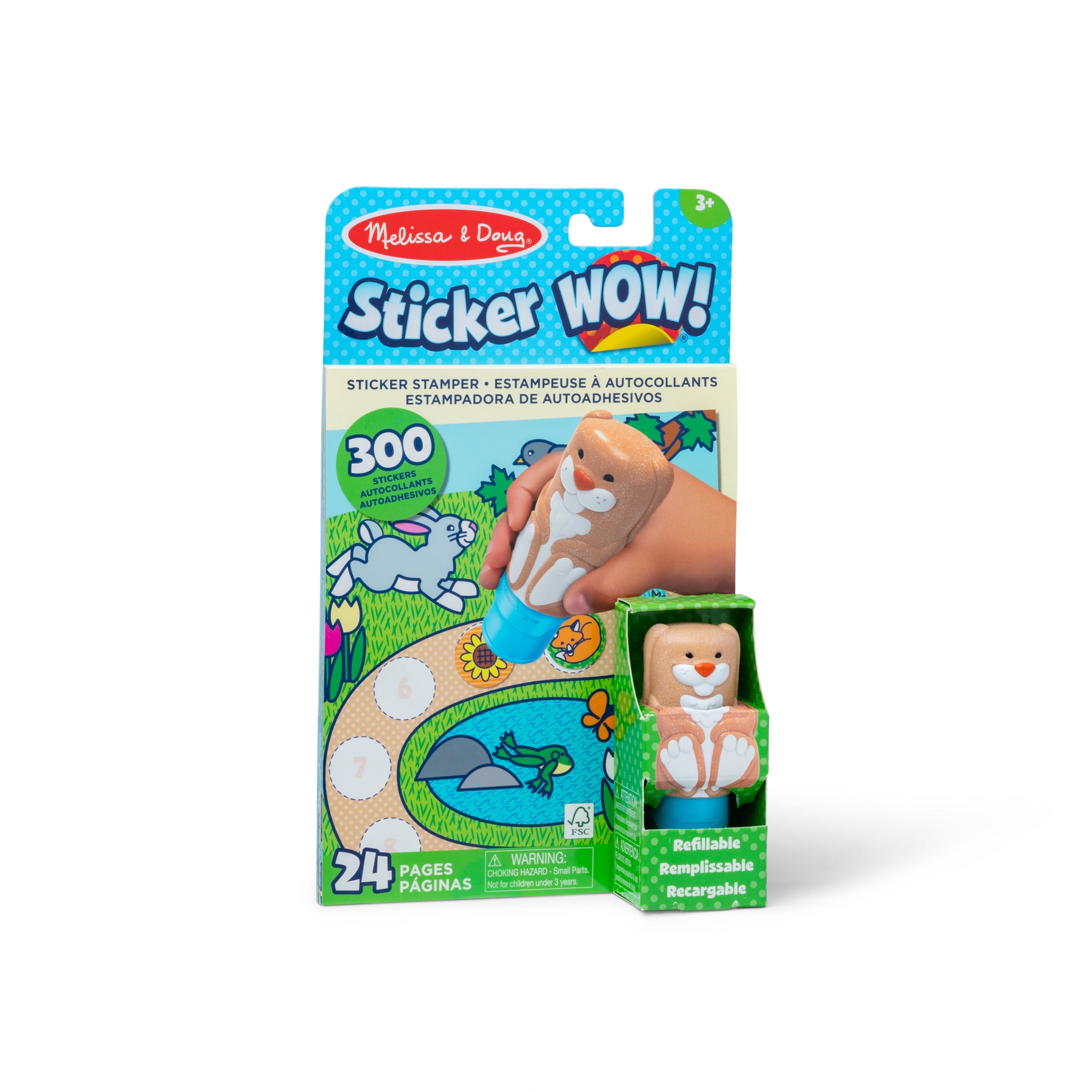 Melissa & Doug Sticker Wow 6" x 1.85" Drawing Paper Fsc-Certified