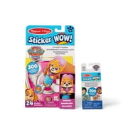 Melissa & Doug Sticker WOW! PAW Patrol Skye Bundle: 24-Page Activity Pad, Sticker Stamper, 500 Stickers, Mini Pad, Arts and Crafts Fidget Toy Collectible Character