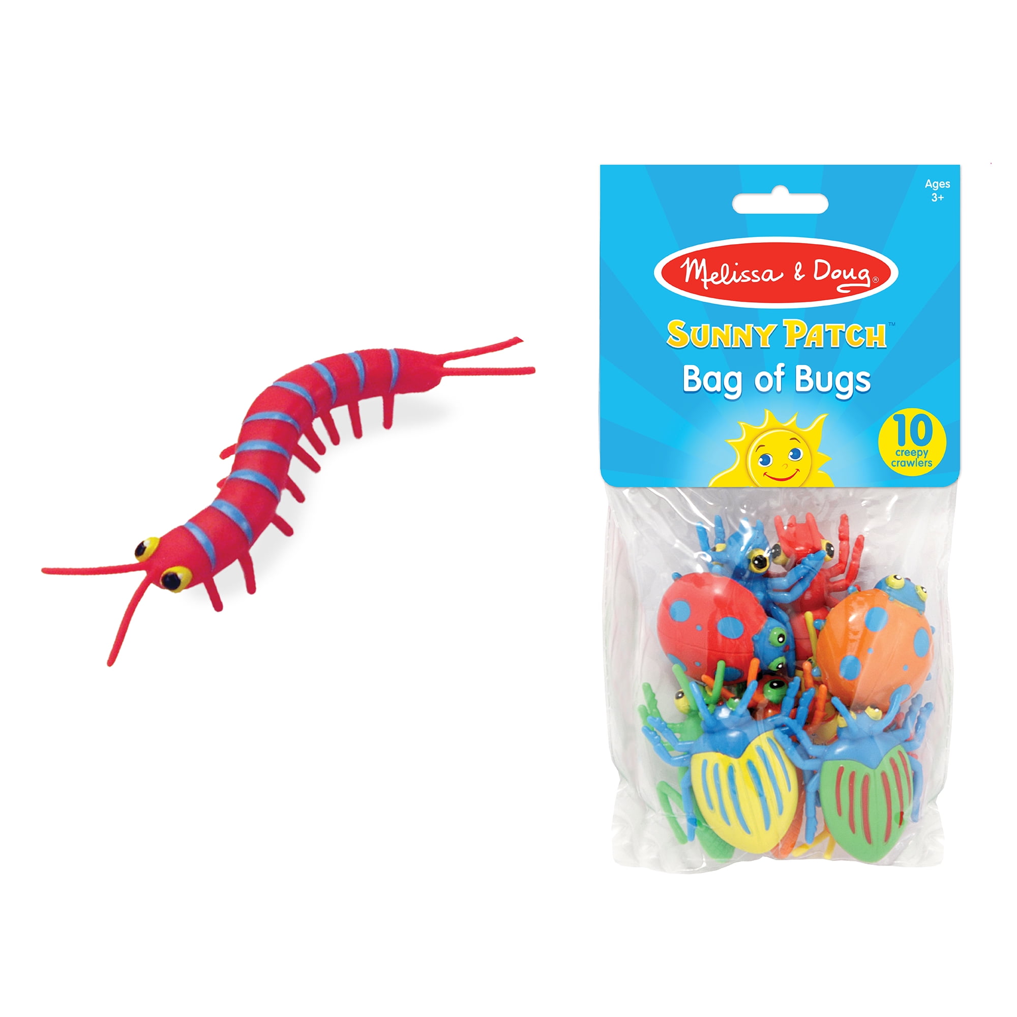 Melissa Doug Sunny Patch Bag of Bugs 10 pcs Walmart