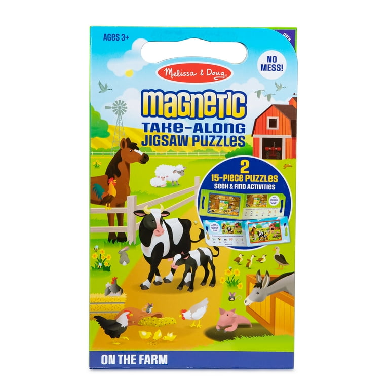 Magnetic Jigsaw Puzzle - On the Farm Magnetic Jigsaw Puzzle - On the Farm