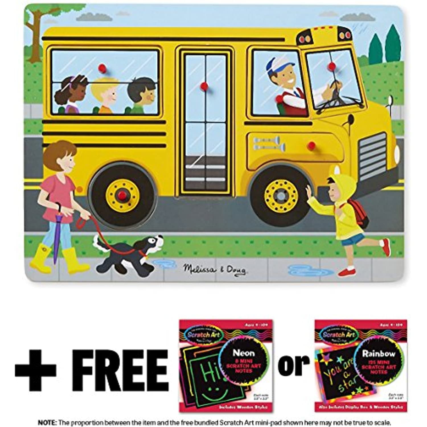 Melissa and doug wheels on the bus puzzle sales
