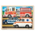 thumbnail image 1 of Melissa & Doug To the Rescue! Wooden Jigsaw Puzzle - Rescue Vehicles (24 pcs), 1 of 3