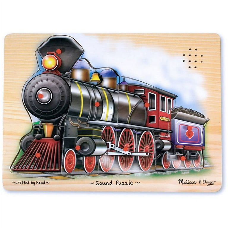 Melissa and doug cheap train sound puzzle