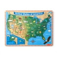 thumbnail image 1 of Melissa & Doug USA Map Sound Puzzle - Wooden Puzzle With Sound Effects (40 pcs), Multicolor, 1 of 10