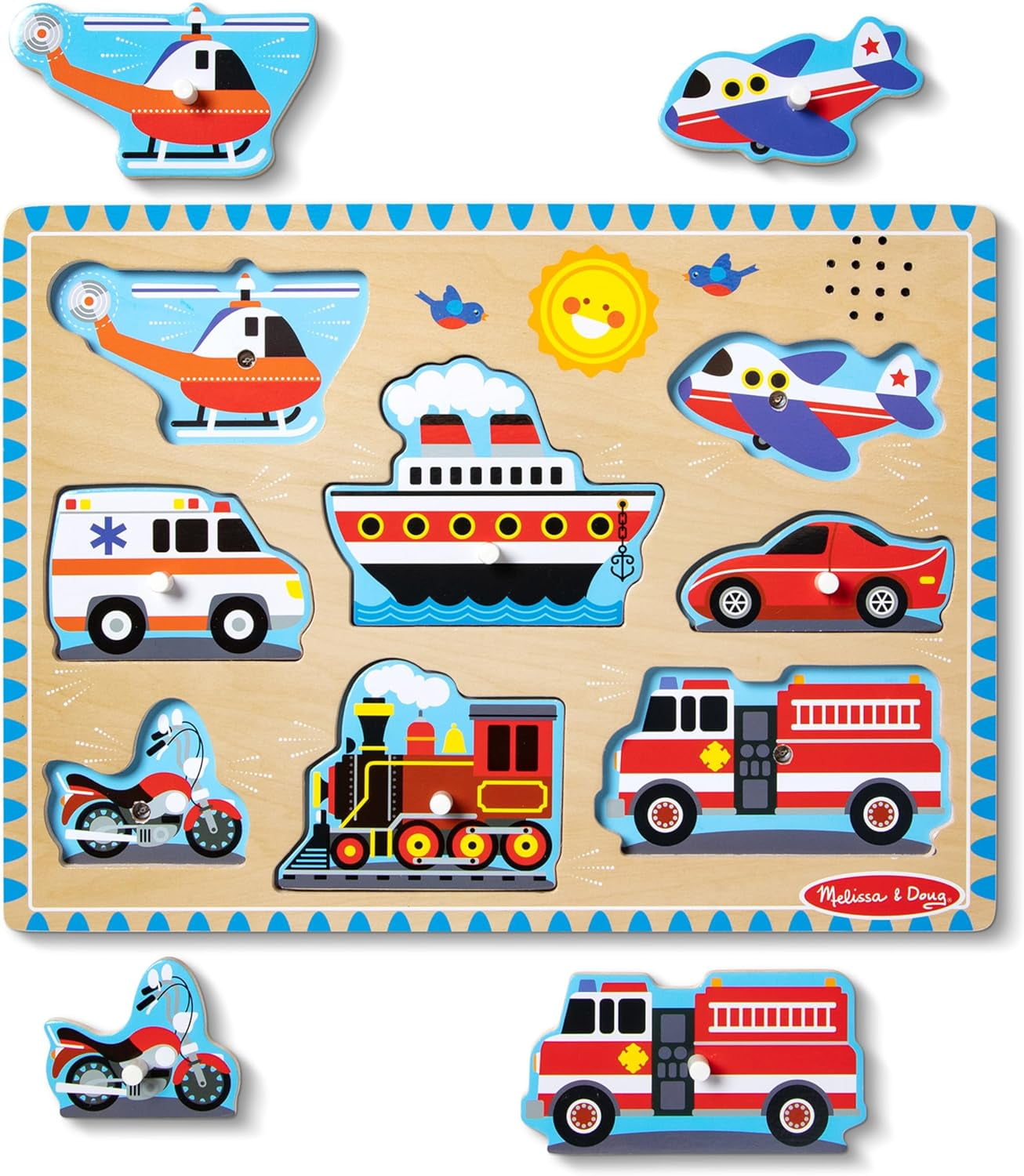 Melissa and doug fire truck sound puzzle hotsell