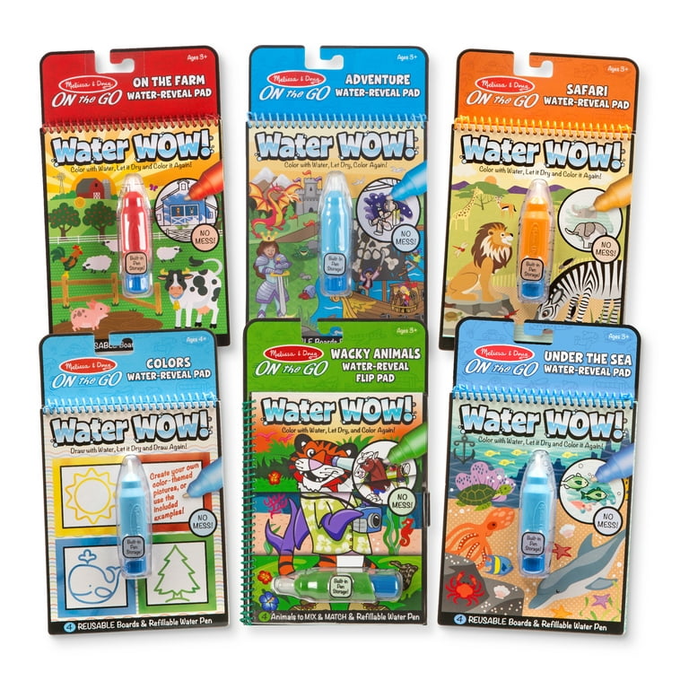 Melissa & Doug Water Wow! Animals - On the Go Travel Activity