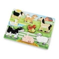 thumbnail image 1 of Melissa & Doug Wooden 8-Piece Farm Animals Chunky Puzzle, 1 of 8